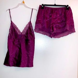 APT. 9 💜Women’s Medium Lace 2 Piece Purple Pajama Set